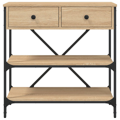 Console Table Sonoma Oak 75x34.5x75 cm Engineered Wood