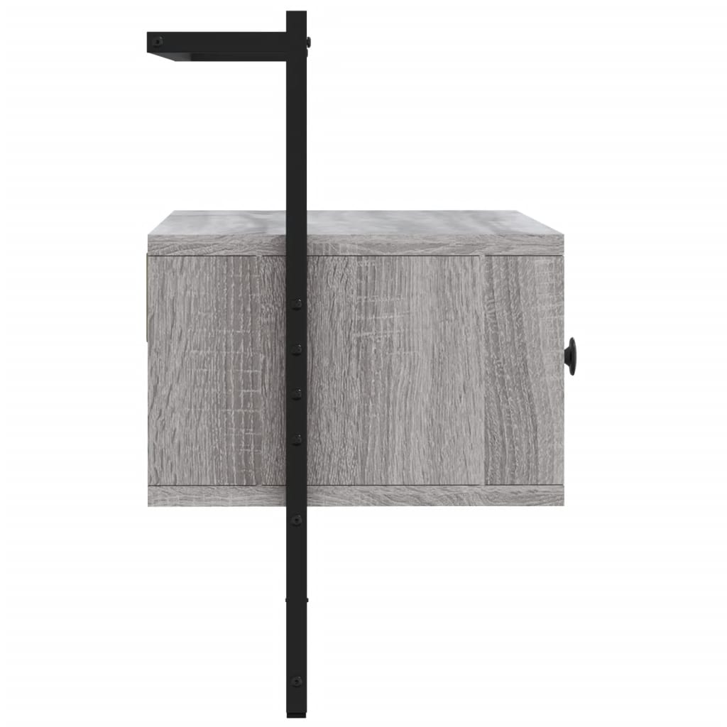 TV Cabinet Wall-mounted Grey Sonoma 60.5x30x51 cm Engineered Wood