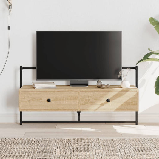 TV Cabinet Wall-mounted Sonoma Oak 100.5x30x51 cm Engineered Wood