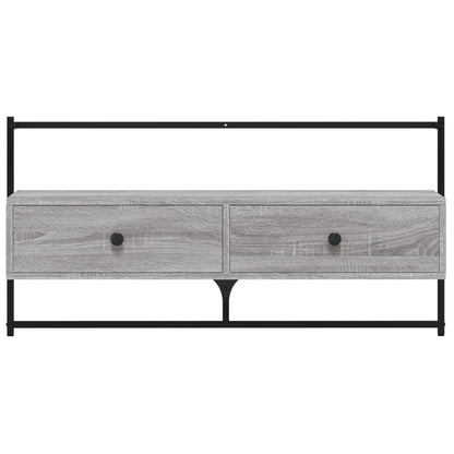 TV Cabinet Wall-mounted Grey Sonoma 100.5x30x51 cm Engineered Wood