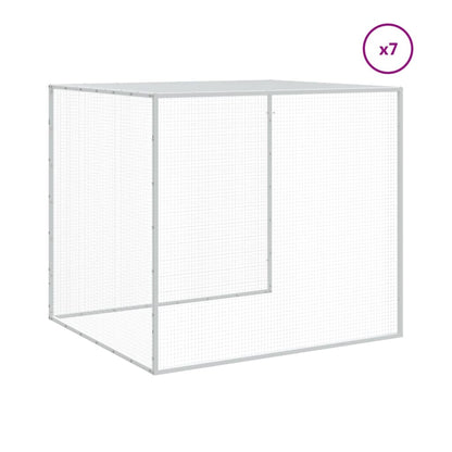 Chicken Cage with Roof Anthracite 803x98x90 cm Galvanised Steel