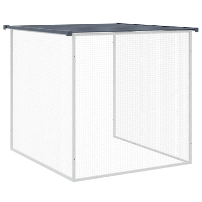 Chicken Cage with Roof Anthracite 803x98x90 cm Galvanised Steel