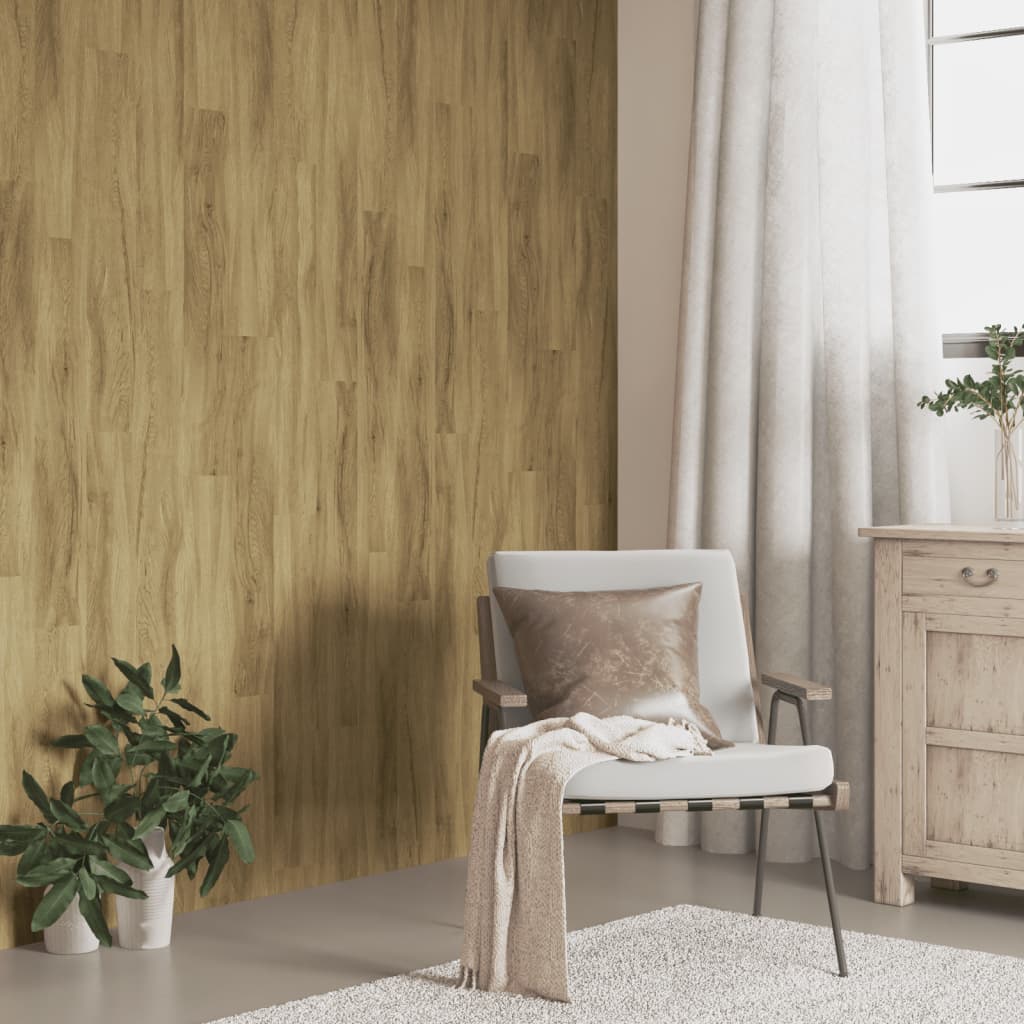 Wall Panels Wood Look Brown PVC 4.12 m²