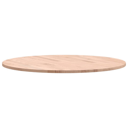 Table Top Ø70x1.5 cm Round Solid Wood Beech