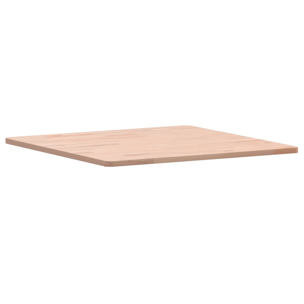 Table Top 60x60x1.5 cm Square Solid Wood Beech