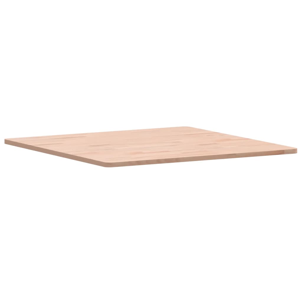 Table Top 70x70x1.5 cm Square Solid Wood Beech