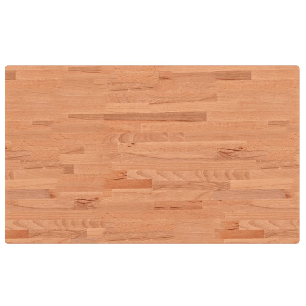 Bathroom Countertop 100x60x2.5 cm Solid Wood Beech