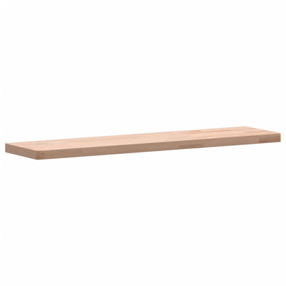 Wall Shelf 80x20x2.5 cm Solid Wood Beech