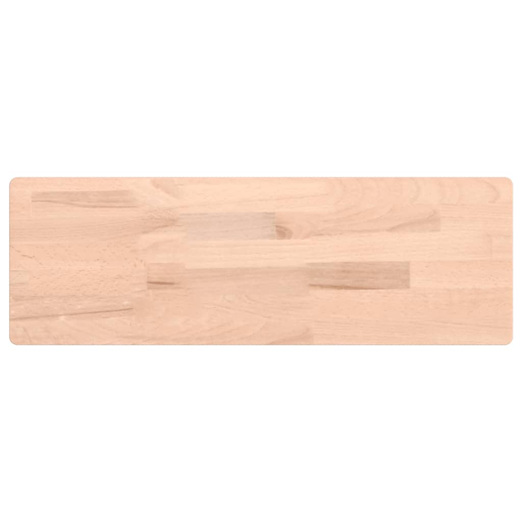 Wall Shelf 60x20x4 cm Solid Wood Beech