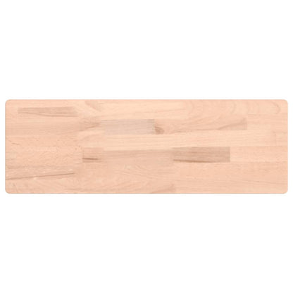 Wall Shelf 60x20x4 cm Solid Wood Beech