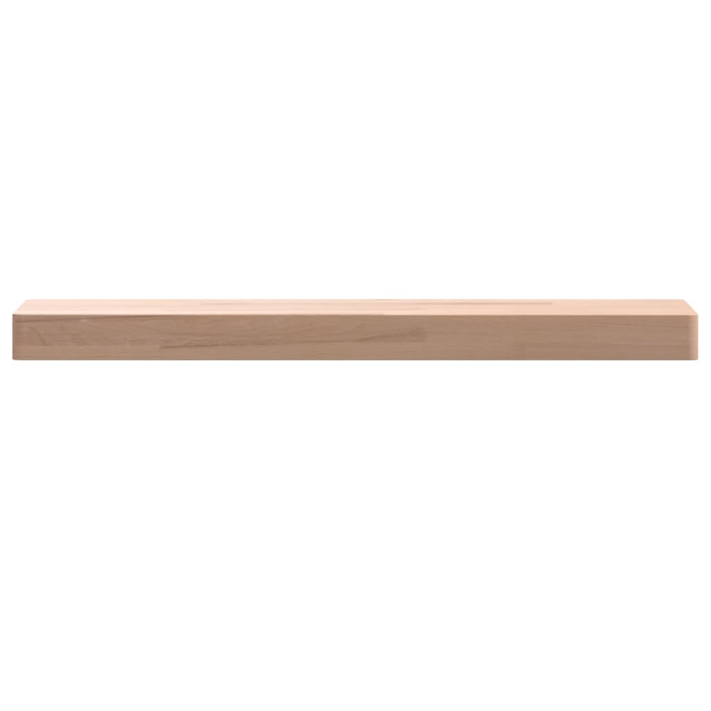 Wall Shelf 60x20x4 cm Solid Wood Beech