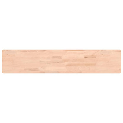 Wall Shelf 100x20x4 cm Solid Wood Beech