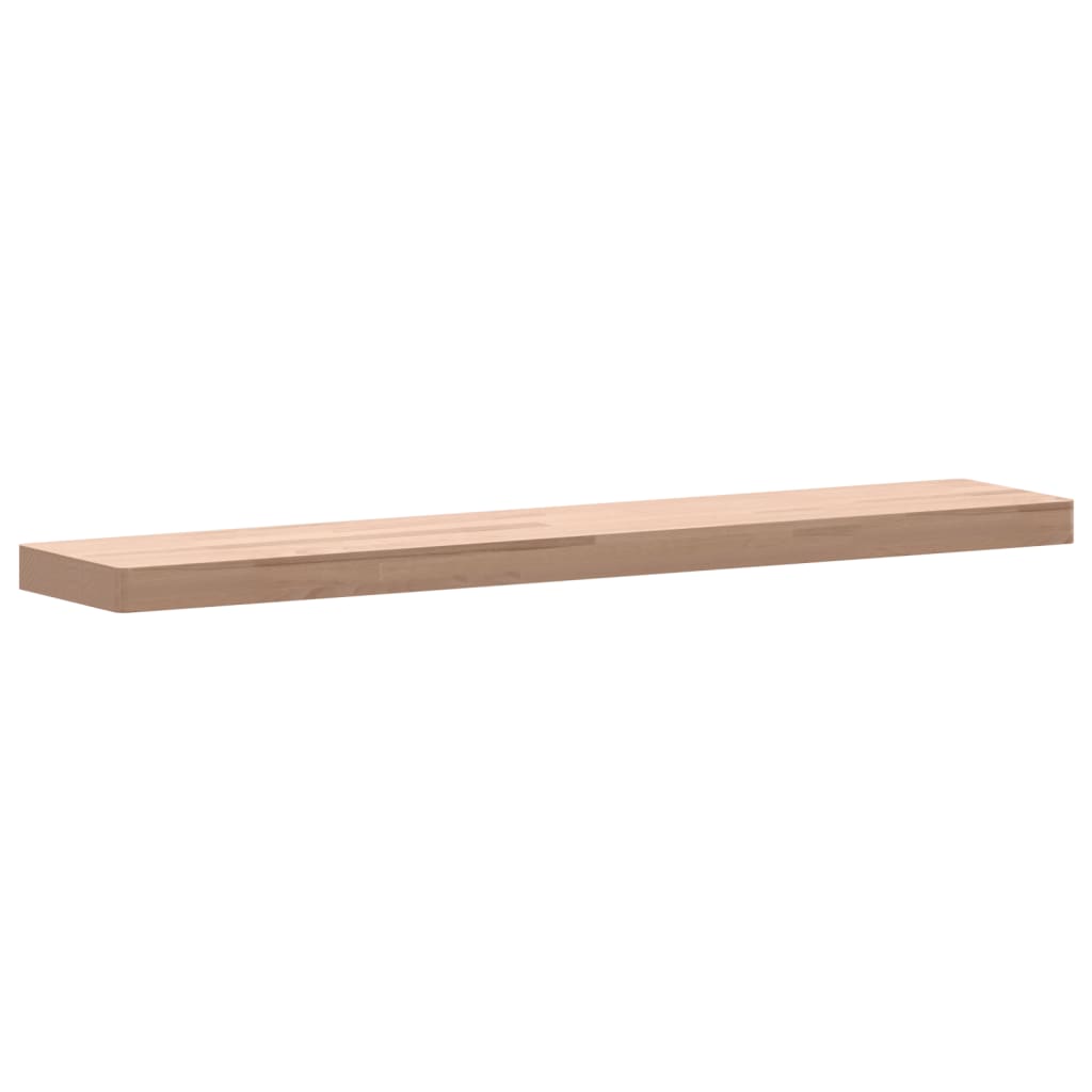 Wall Shelf 100x20x4 cm Solid Wood Beech