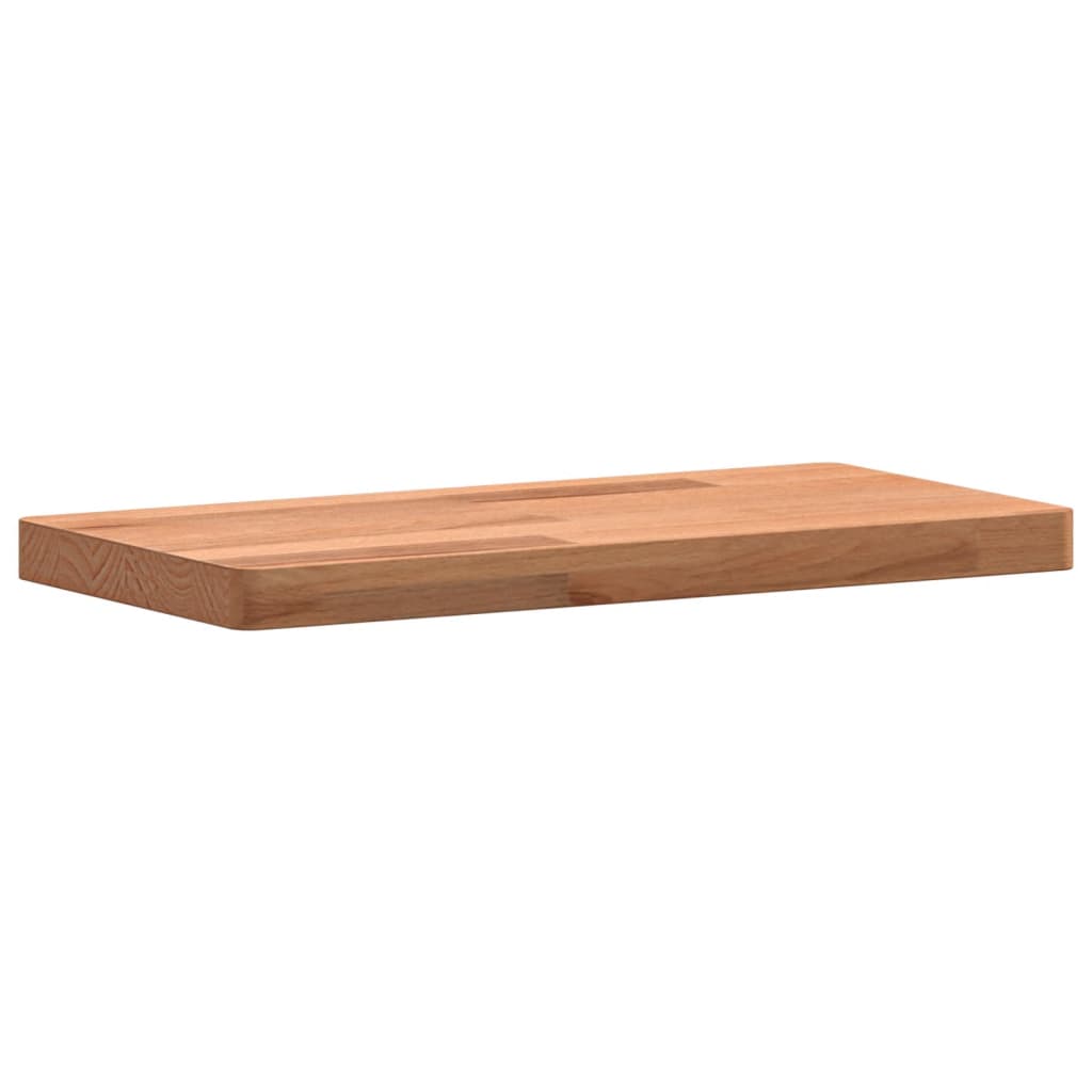 Wall Shelf 40x20x2.5 cm Solid Wood Beech