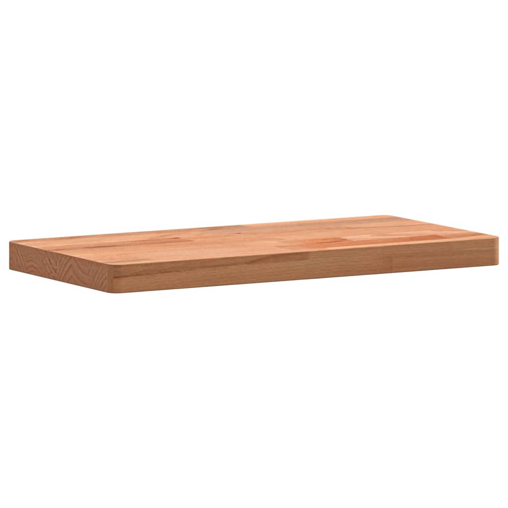 Wall Shelf 40x20x2.5 cm Solid Wood Beech