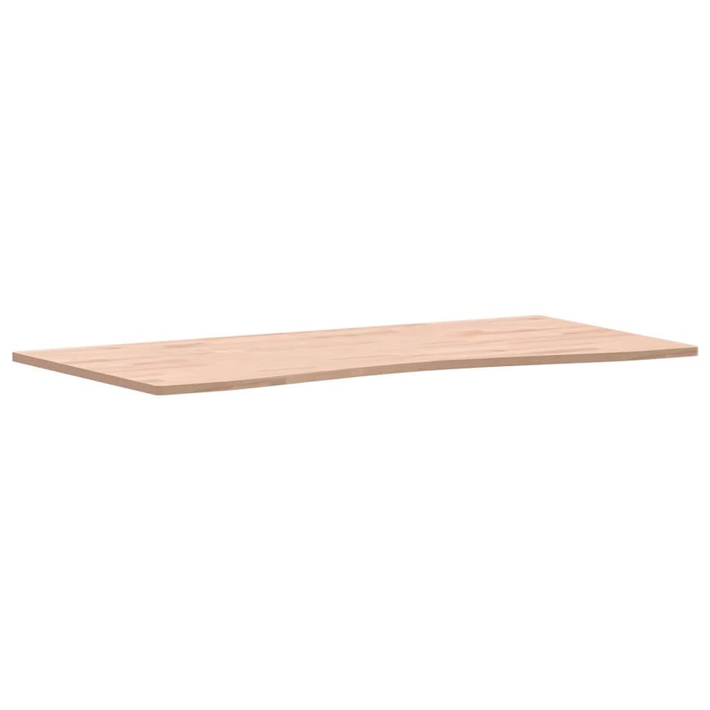 Desk Top 100x(45-50)x1.5 cm Solid Wood Beech