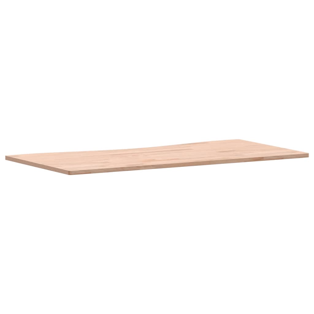 Desk Top 100x(45-50)x1.5 cm Solid Wood Beech