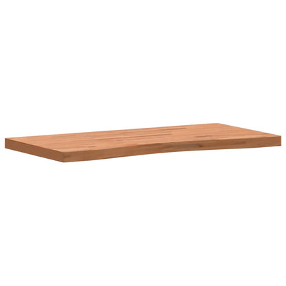 Desk Top 100x(45-50)x4 cm Solid Wood Beech