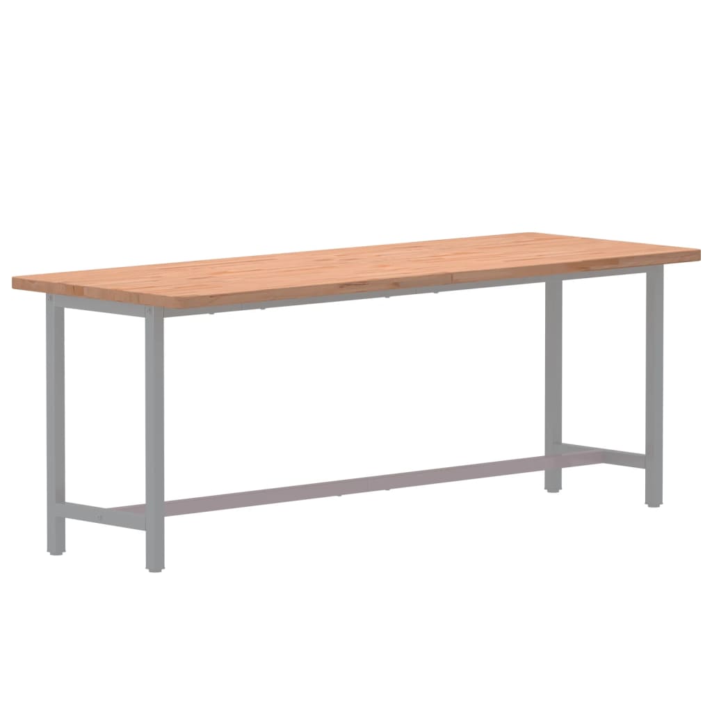 Workbench Top 150x55x2.5 cm Solid Wood Beech