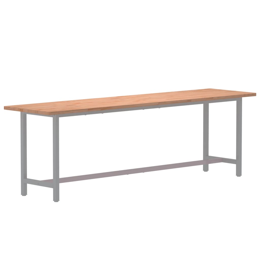 Workbench Top 220x55x2.5 cm Solid Wood Beech