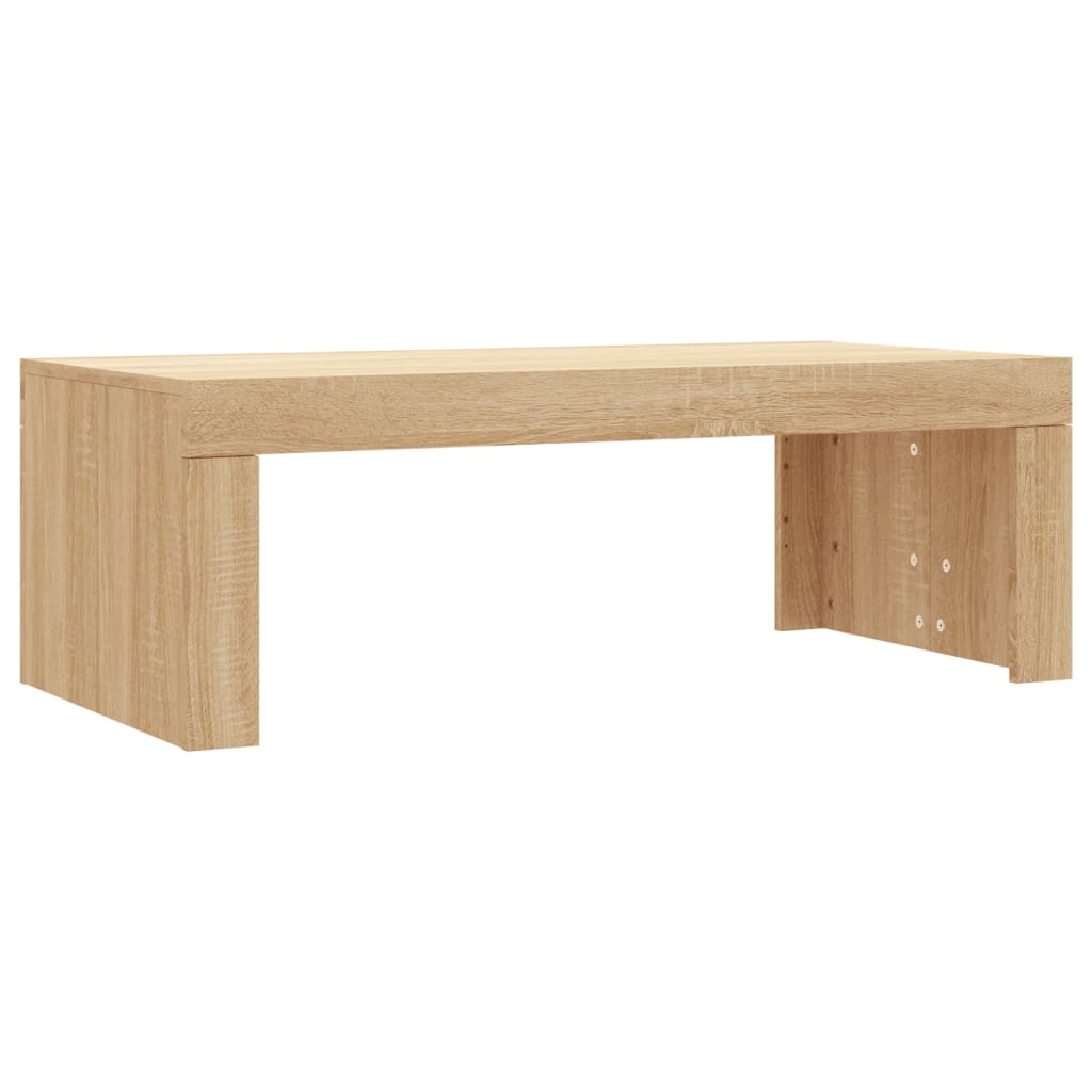 Coffee Table Sonoma Oak 102x50x36 cm Engineered Wood