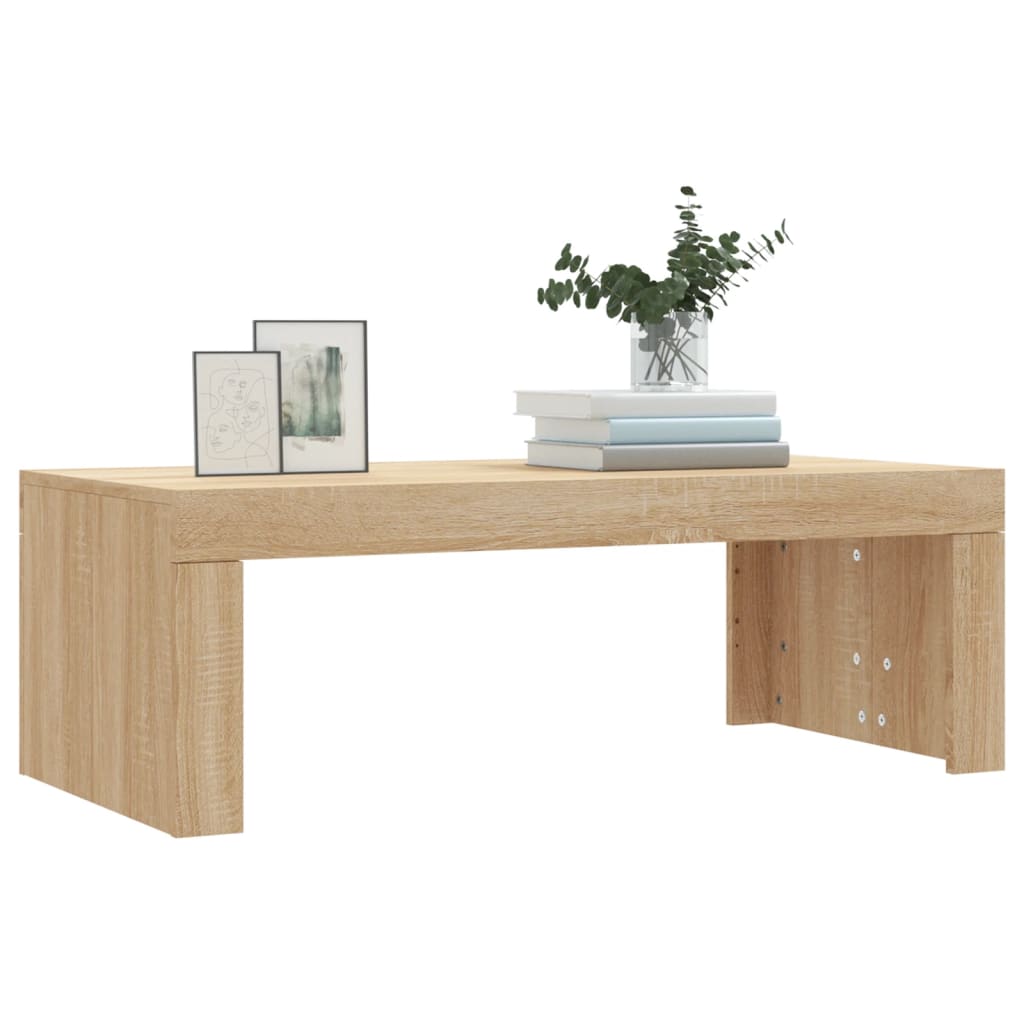 Coffee Table Sonoma Oak 102x50x36 cm Engineered Wood