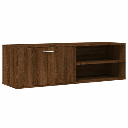 TV Cabinet Brown Oak 120x34x37 cm Engineered Wood