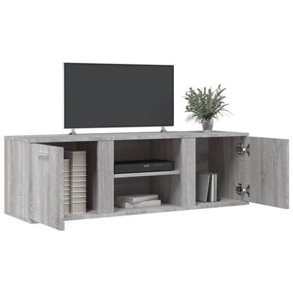 TV Cabinet Grey Sonoma 120x34x37 cm Engineered Wood