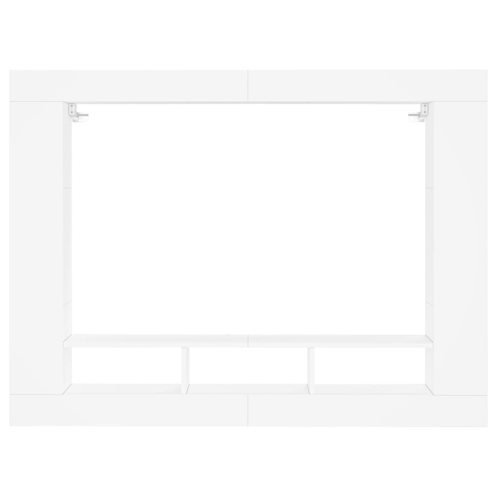 TV Cabinet White 152x22x113 cm Engineered Wood