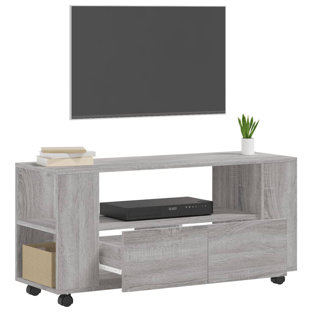 TV Cabinet Grey Sonoma 102x34.5x43 cm Engineered Wood