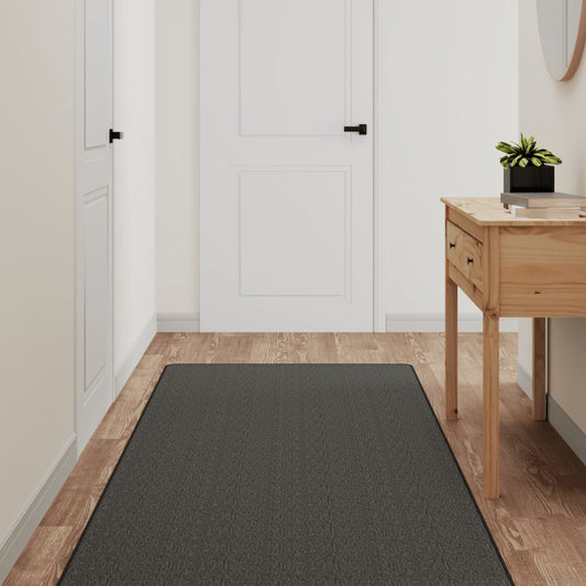 Carpet Runner Sisal Look Anthracite 80x150 cm