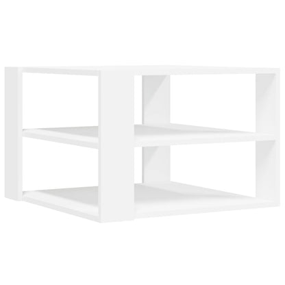 Coffee Table White 59.5x59.5x40 cm Engineered Wood