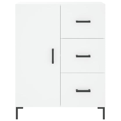 Highboard White 69.5x34x180 cm Engineered Wood