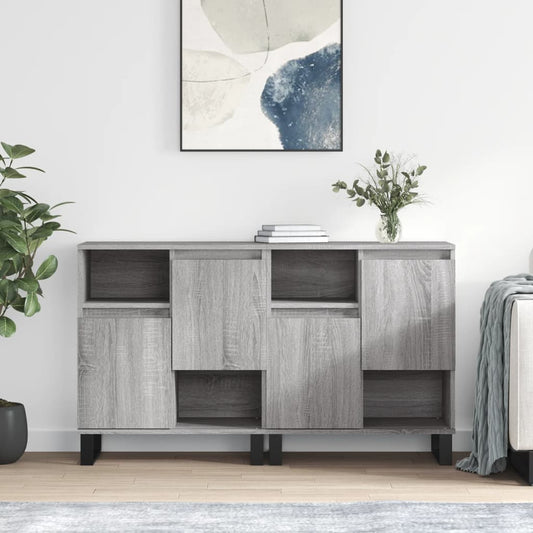 Sideboards 2 pcs Grey Sonoma Engineered Wood