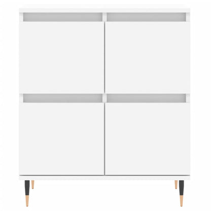 Sideboards 2 pcs White Engineered Wood