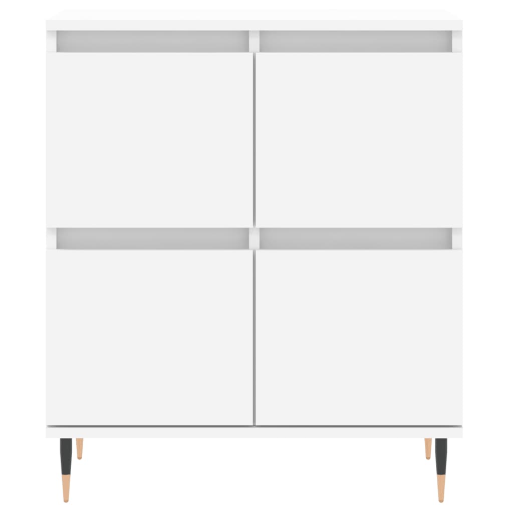 Sideboards 3 pcs White Engineered Wood