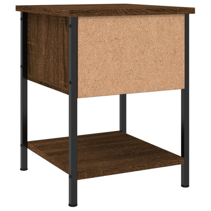 Bedside Tables 2 pcs Brown Oak 34x35.5x45 cm Engineered Wood