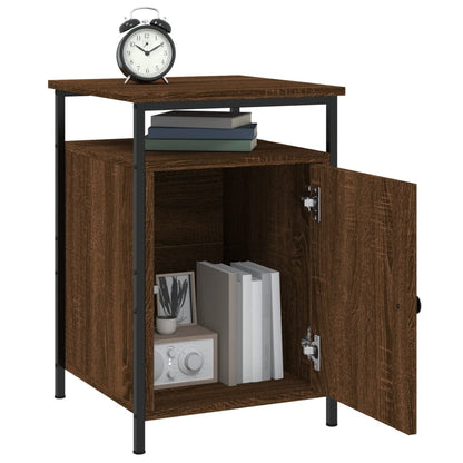 Bedside Cabinets 2 pcs Brown Oak 40x42x60 cm Engineered Wood