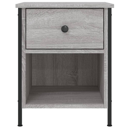 Bedside Cabinet Grey Sonoma 40x42x50 cm Engineered Wood