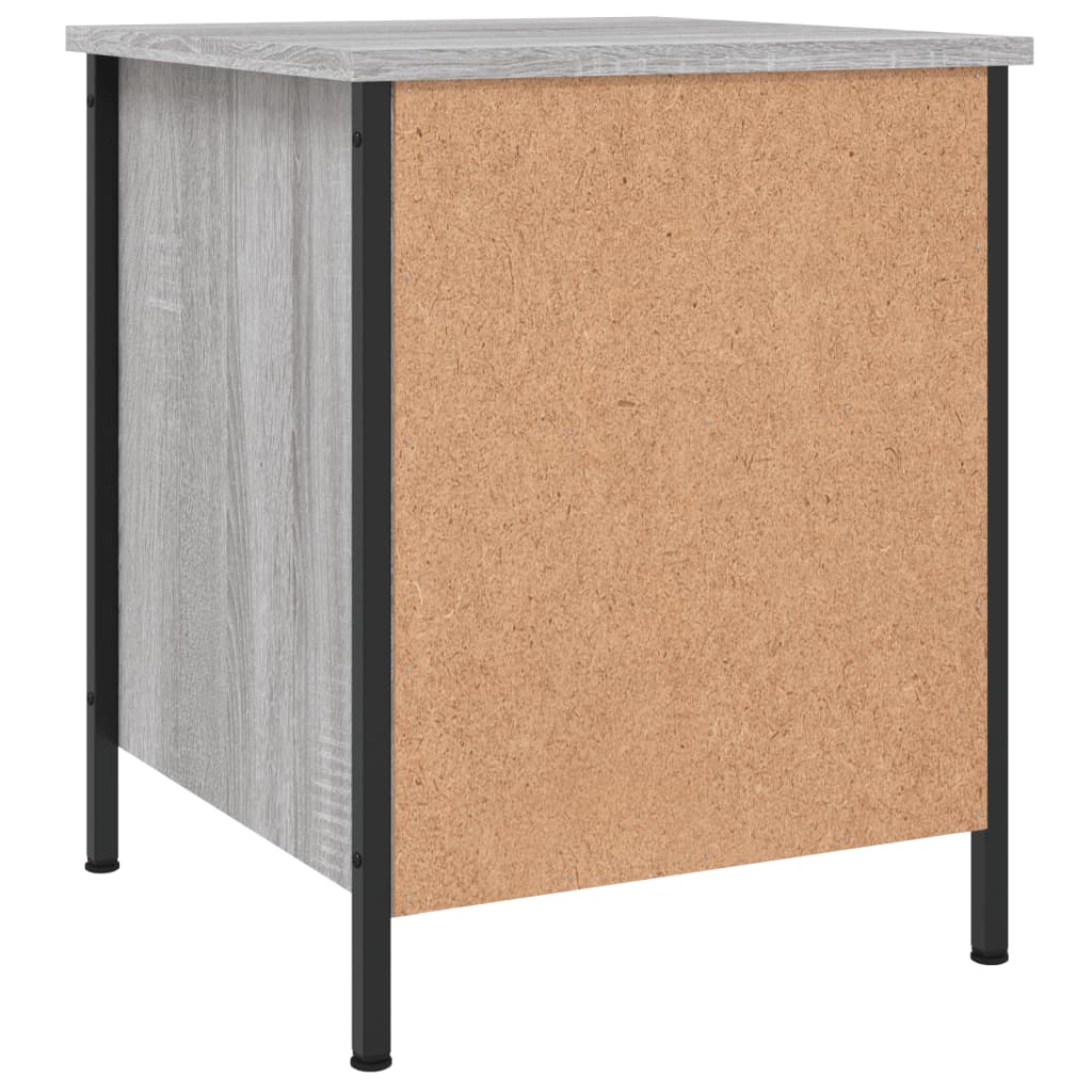 Bedside Cabinet Grey Sonoma 40x42x50 cm Engineered Wood