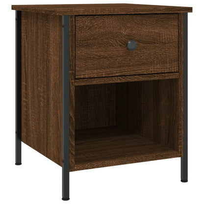 Bedside Cabinets 2 pcs Brown Oak 40x42x50 cm Engineered Wood