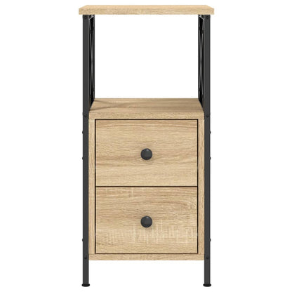 Bedside Cabinets 2 pcs Sonoma Oak 34x35.5x70 cm Engineered Wood