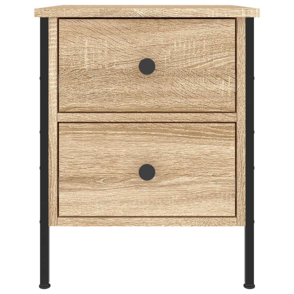 Bedside Cabinet Sonoma Oak 40x42x50 cm Engineered Wood