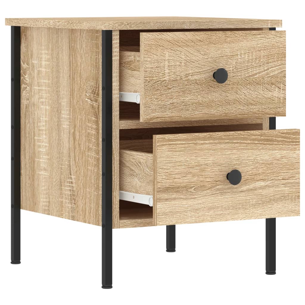 Bedside Cabinet Sonoma Oak 40x42x50 cm Engineered Wood