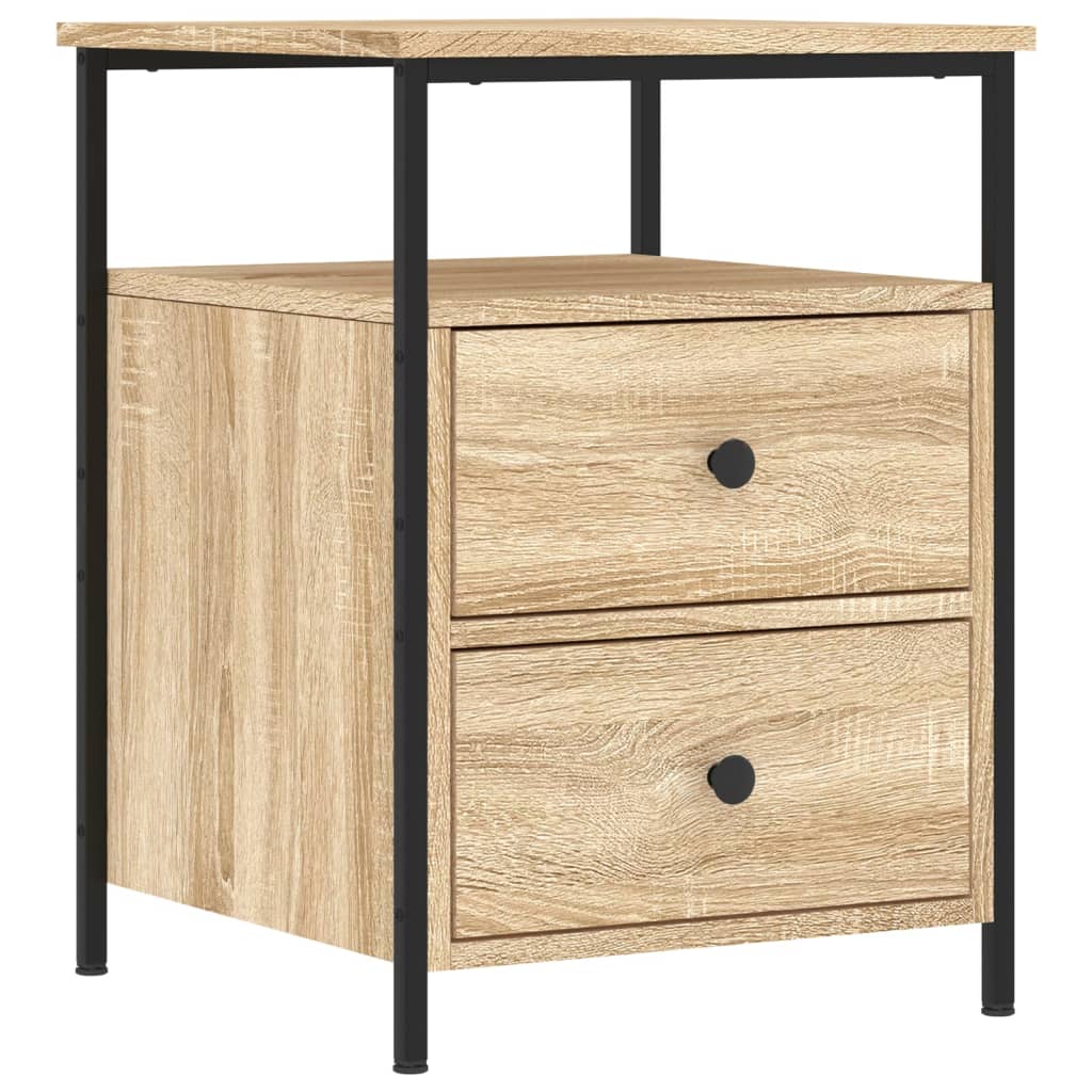 Bedside Cabinet Sonoma Oak 44x45x60 cm Engineered Wood