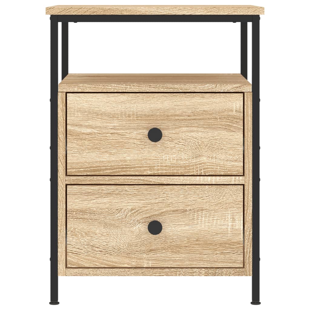 Bedside Cabinet Sonoma Oak 44x45x60 cm Engineered Wood