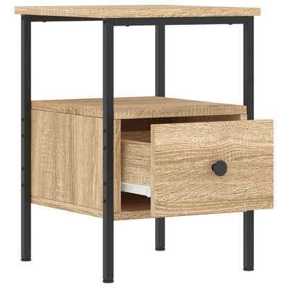 Bedside Cabinet Sonoma Oak 34x36x50 cm Engineered Wood