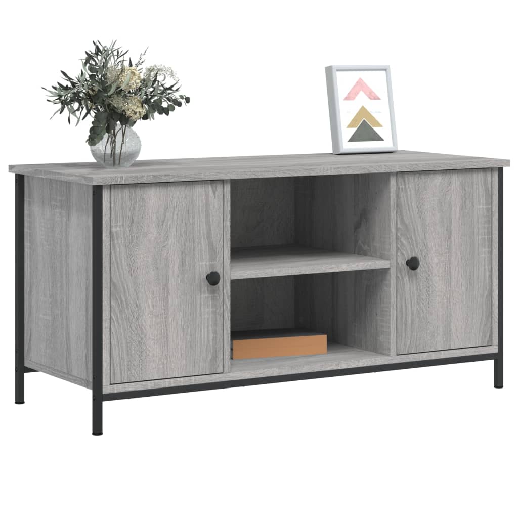 TV Cabinet Grey Sonoma 100x40x50 cm Engineered Wood