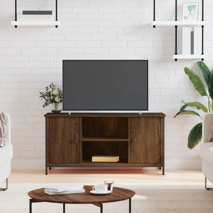 TV Cabinet Brown Oak 100x40x50 cm Engineered Wood