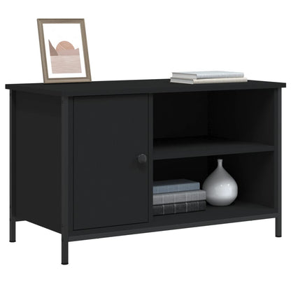 TV Cabinet Black 80x40x50 cm Engineered Wood